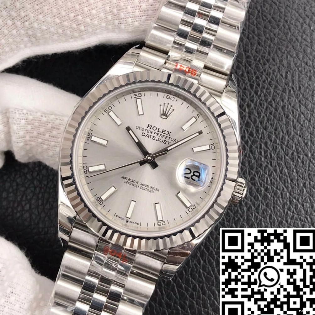 Stainless Factory Steel EW Rolex Datejust M126334-0004 1218